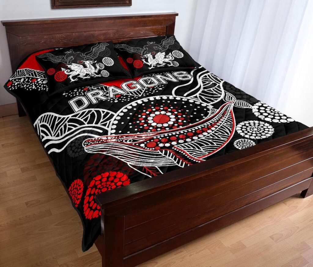 NRL ST.George Quilt Bed Set Aboriginal