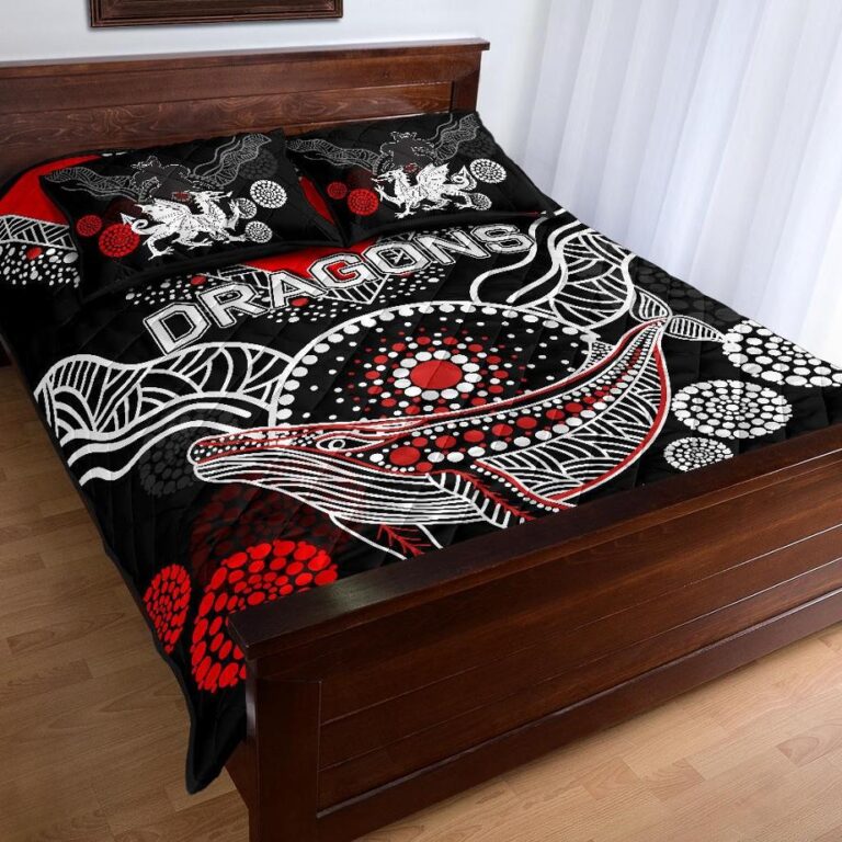 NRL ST.George Quilt Bed Set Aboriginal