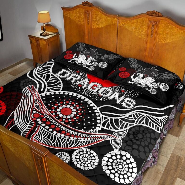 NRL ST.George Quilt Bed Set Aboriginal