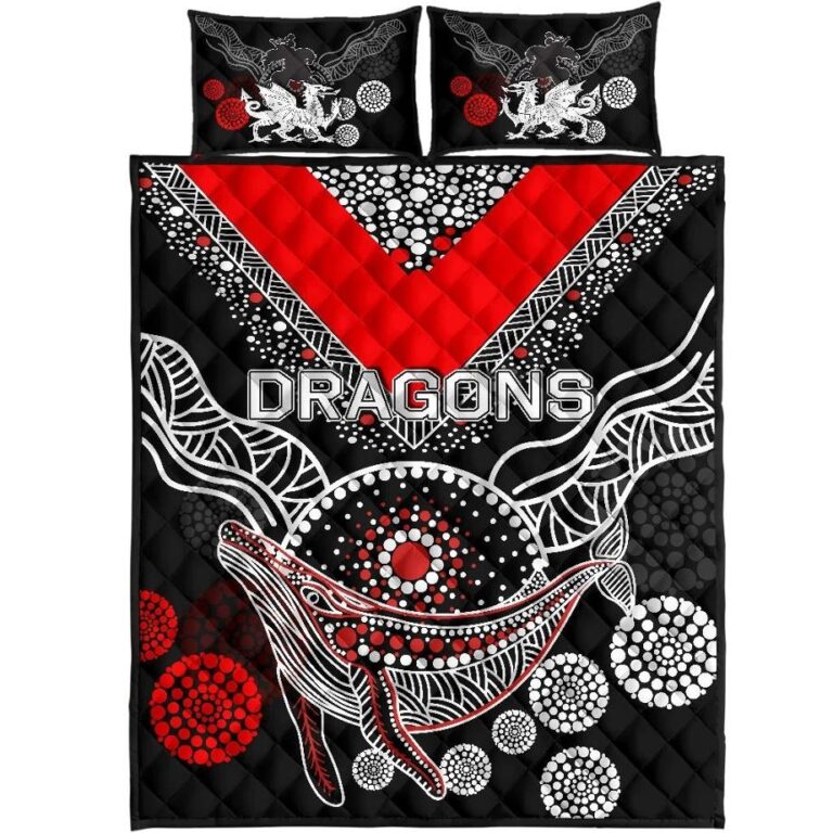 NRL ST.George Quilt Bed Set Aboriginal