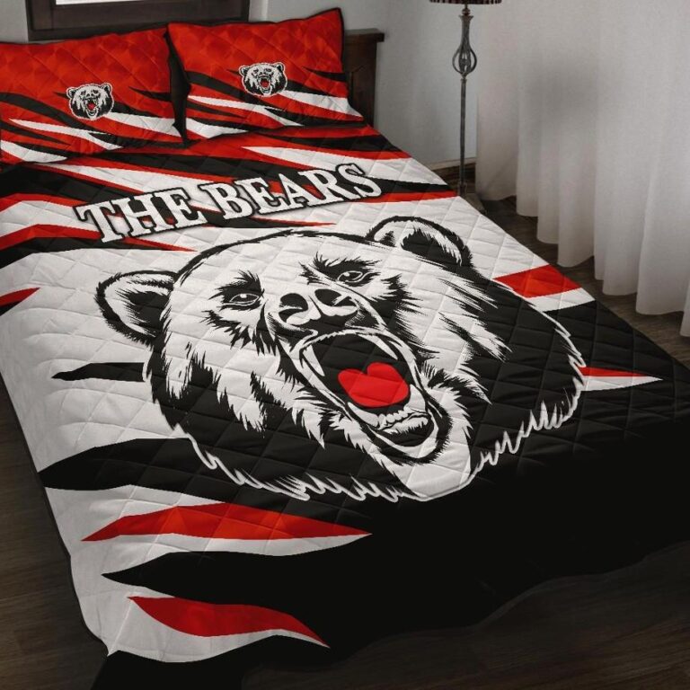 NRL North Sydney Quilt Bed Set The Bears Unique Style