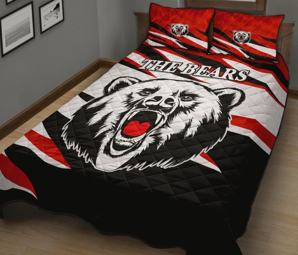 NRL North Sydney Quilt Bed Set The Bears Unique Style