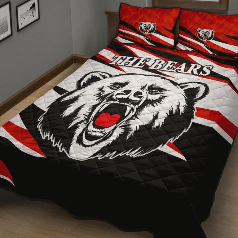 NRL North Sydney Quilt Bed Set The Bears Unique Style