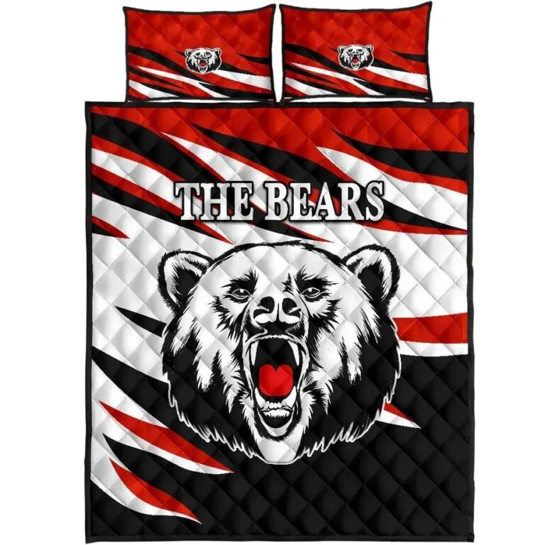 NRL North Sydney Quilt Bed Set The Bears Unique Style