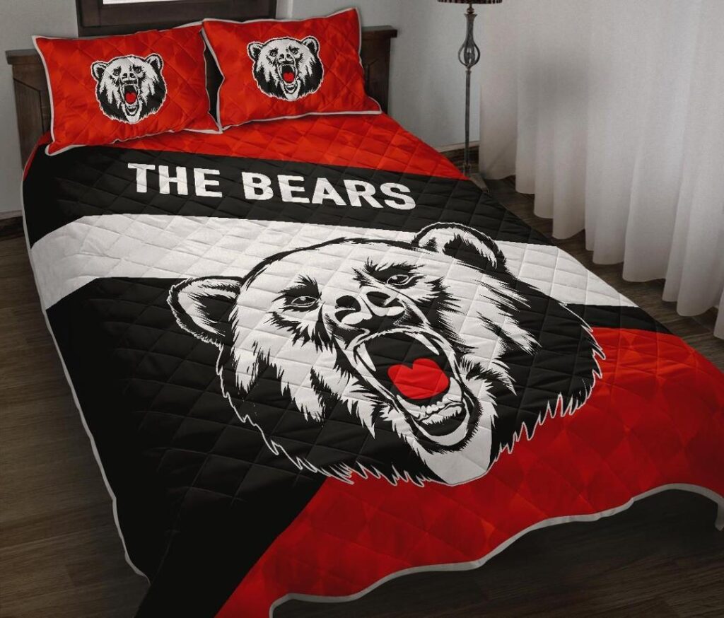 NRL North Sydney Quilt Bed Set The Bears Sporty Style
