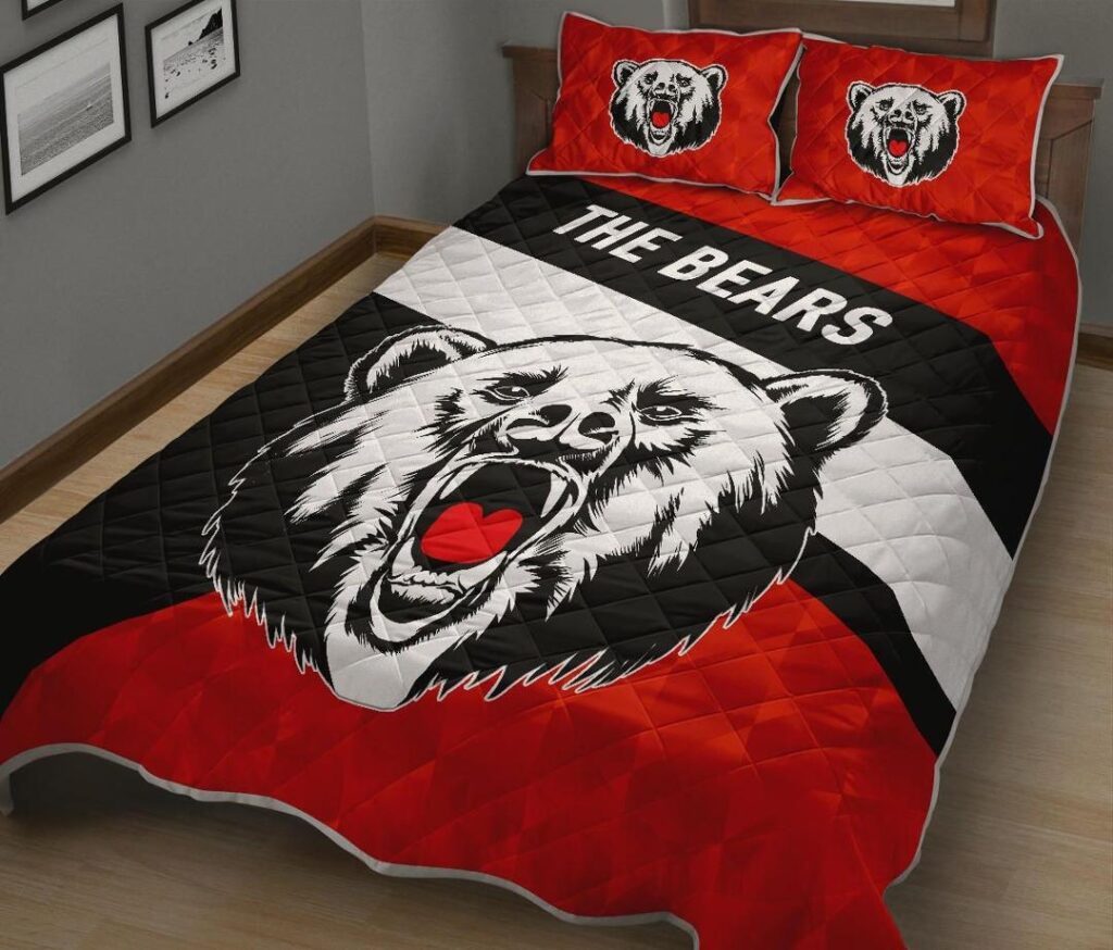 NRL North Sydney Quilt Bed Set The Bears Sporty Style