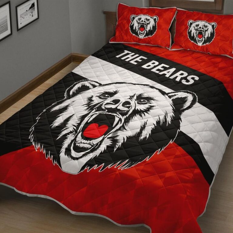 NRL North Sydney Quilt Bed Set The Bears Sporty Style