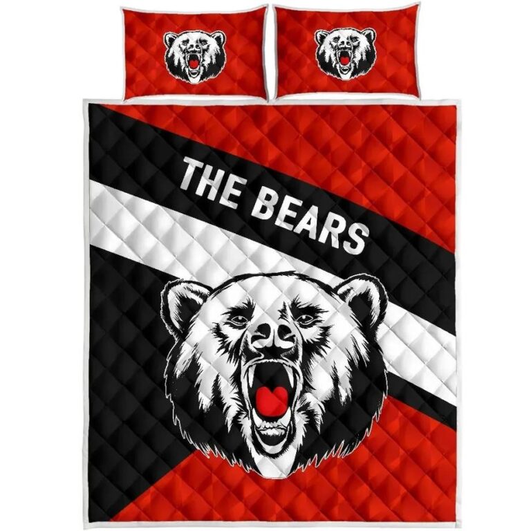 NRL North Sydney Quilt Bed Set The Bears Sporty Style