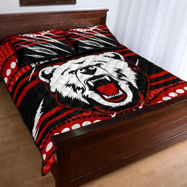 NRL Bears Quilt Bed Set North Sydney Only