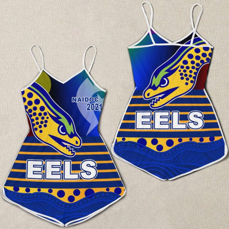 NRL Parramatta Eels Indigenous Naidoc 2021 - Rugby Team Women Rompers
