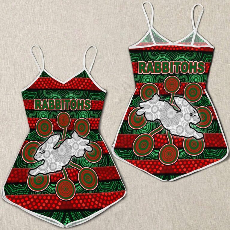 NRL South Sydney Rabbitohs Aboriginal Women Rompers A35