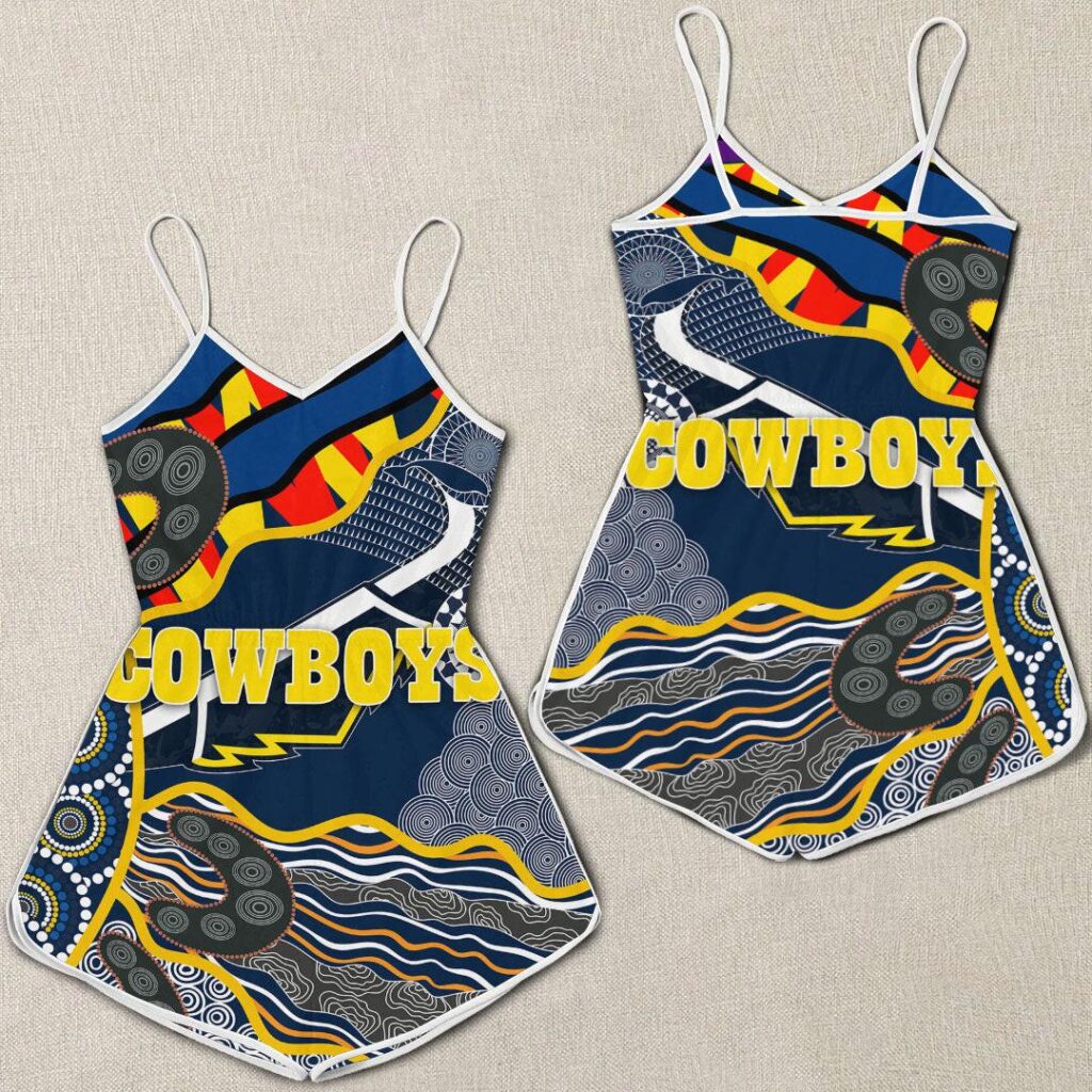 NRL North Queensland Cowboys Anzac Day Limited - Rugby Team Women Rompers
