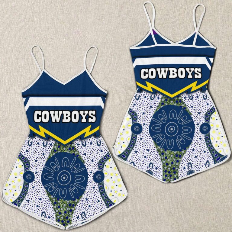 NRL North Queensland Cowboys Indigenous - Rugby Team Women Rompers