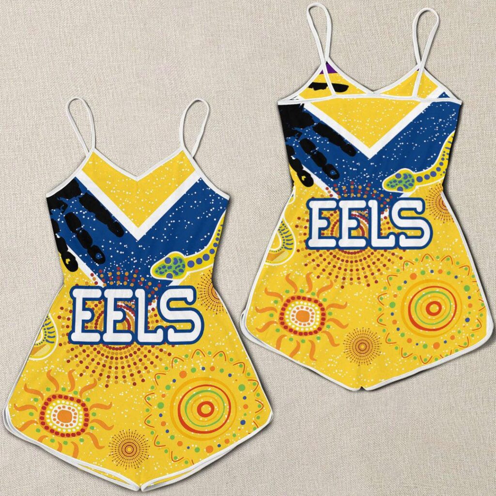 NRL Parramatta Eels Special Indigenous - Rugby Team Women Rompers