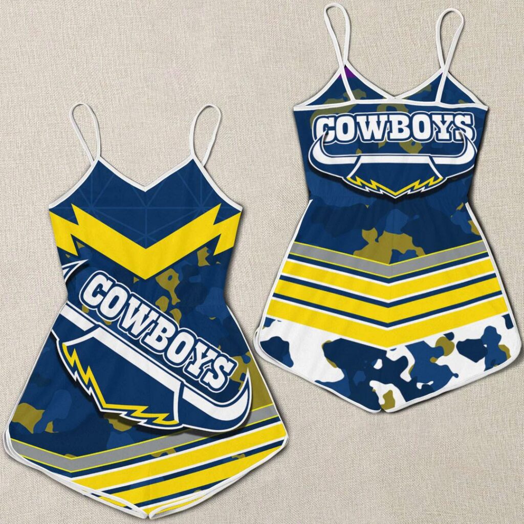 NRL North Queensland Cowboys Camo Style - Rugby Team Women Rompers
