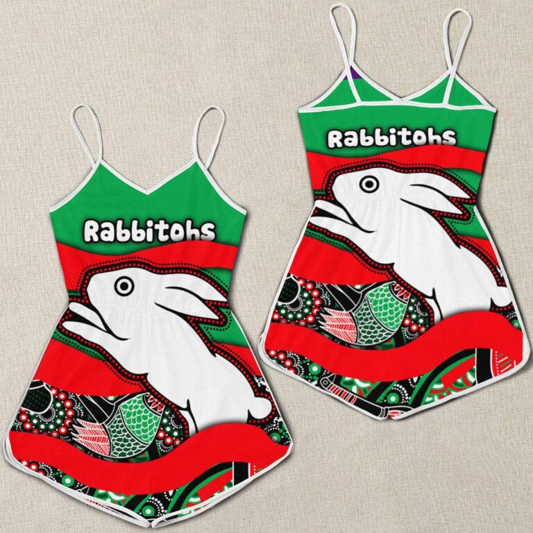 NRL South Sydney Rabbitohs Indigenous New - Rugby Team Women Rompers