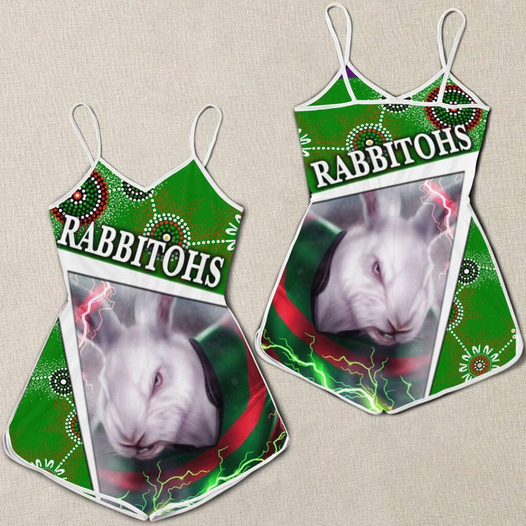 NRL South Sydney Rabbitohs Special Style - Rugby Team Women Rompers
