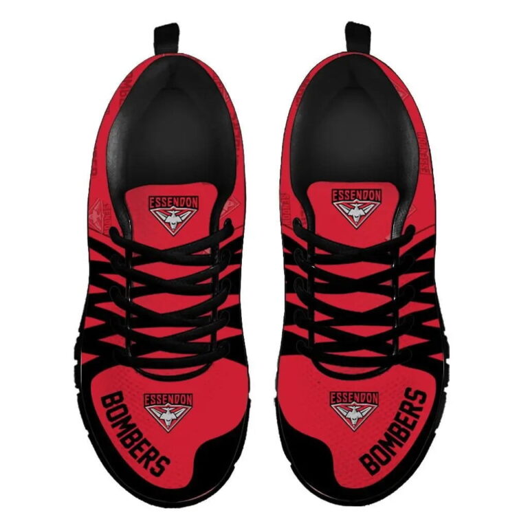 AFL Essendon Bombers Red Running Shoes