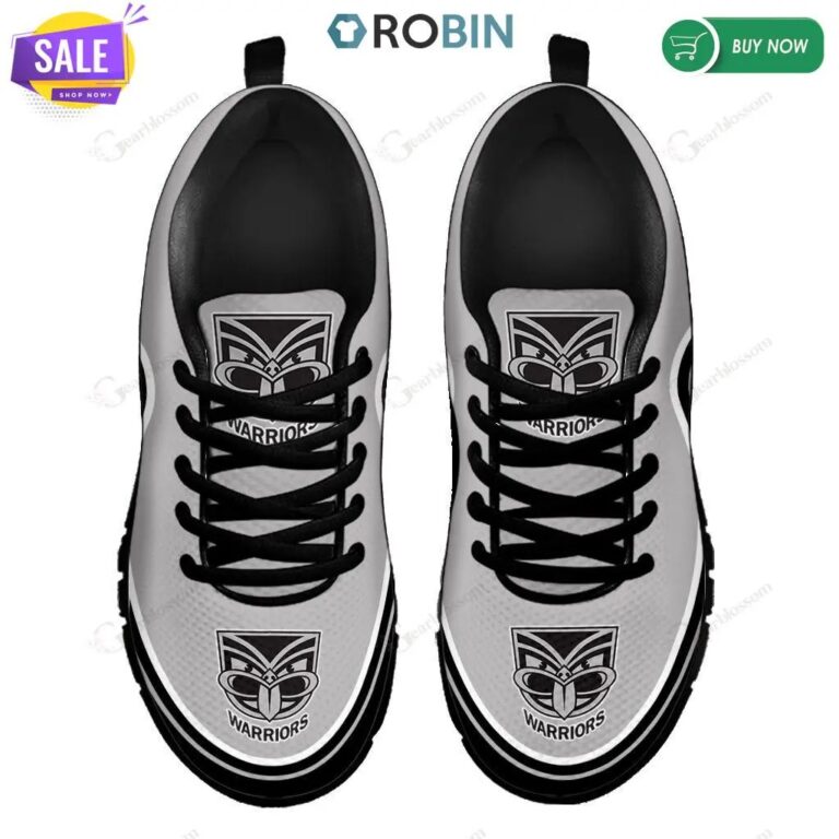 NRL New Zealand Warriors Grey Running Shoes