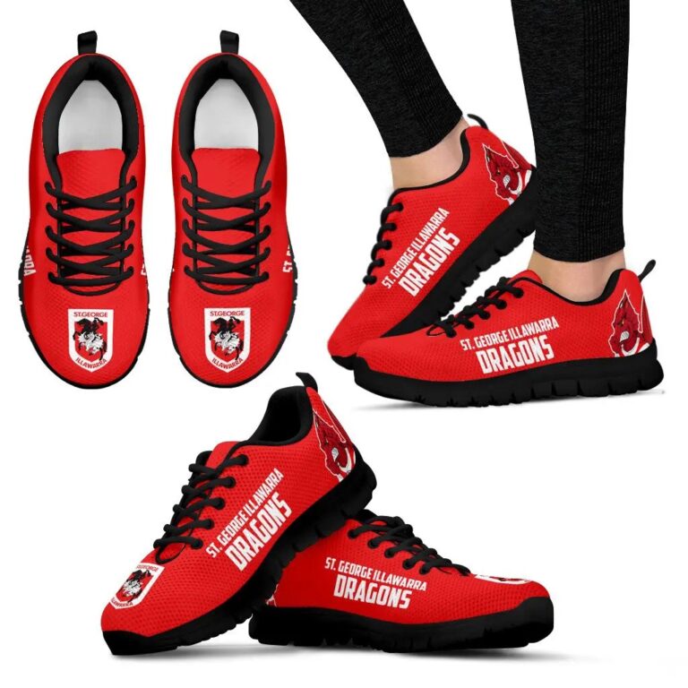 NRL St George Illawarra Dragons . Running Shoes