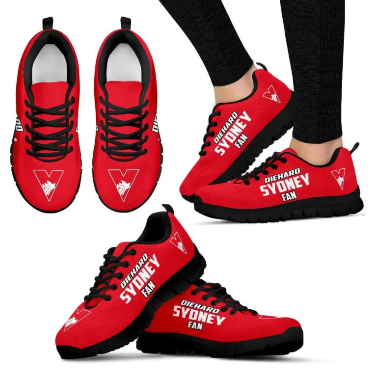AFL Sydney Swans Running Shoes