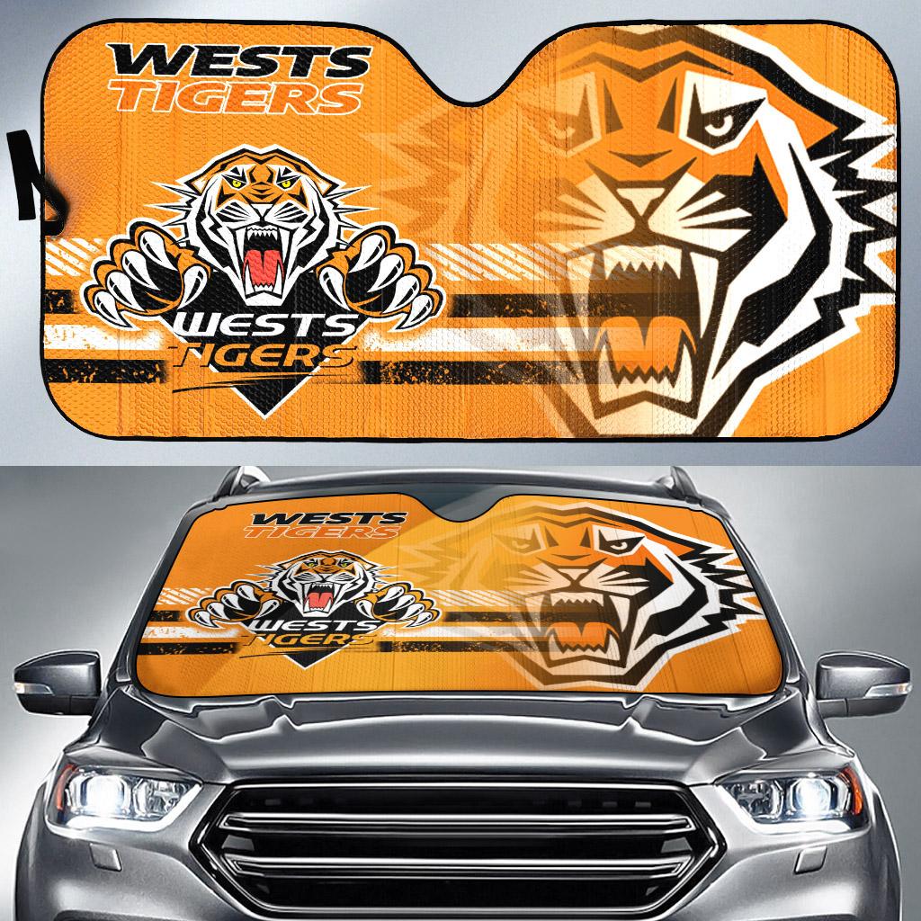 NRL Wests Tigers -Car Sun Shade