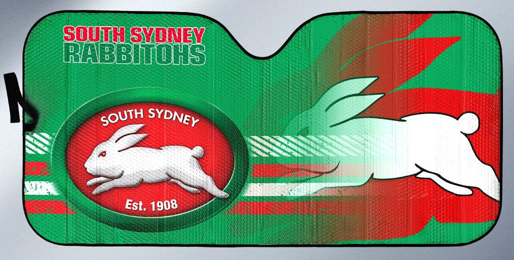 NRL South Sydney Rabbitohs -Car Sun Shade