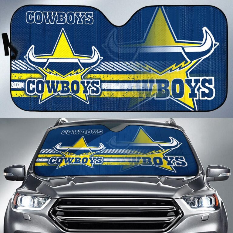 NRL North Queensland Cowboys -Car Sun Shade