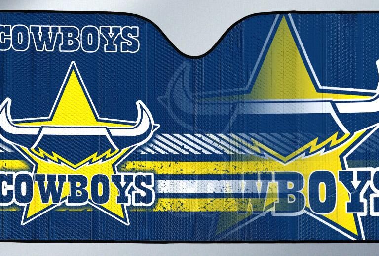 NRL North Queensland Cowboys -Car Sun Shade