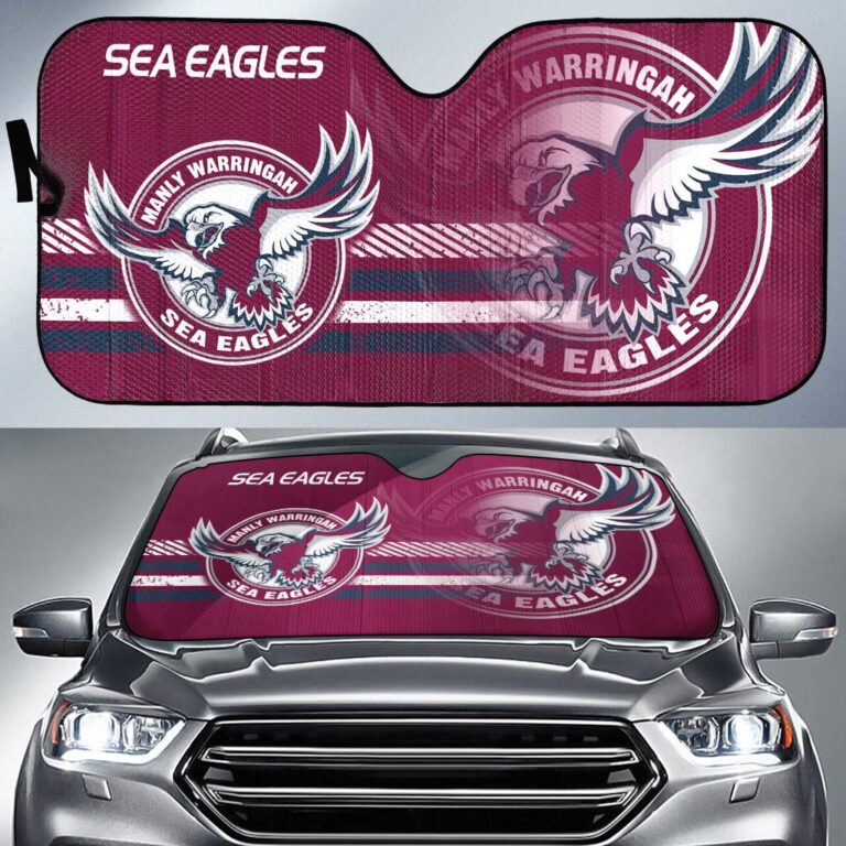 NRL Manly Sea Eagles -Car Sun Shade