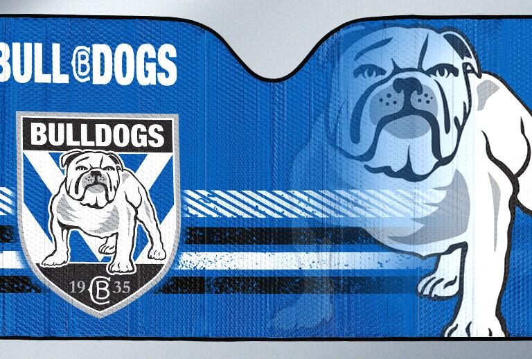 NRL Canterbury Bulldogs -Car Sun Shade