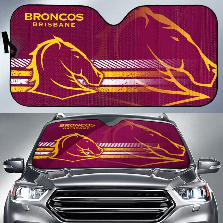 NRL Brisbane Broncos -Car Sun Shade