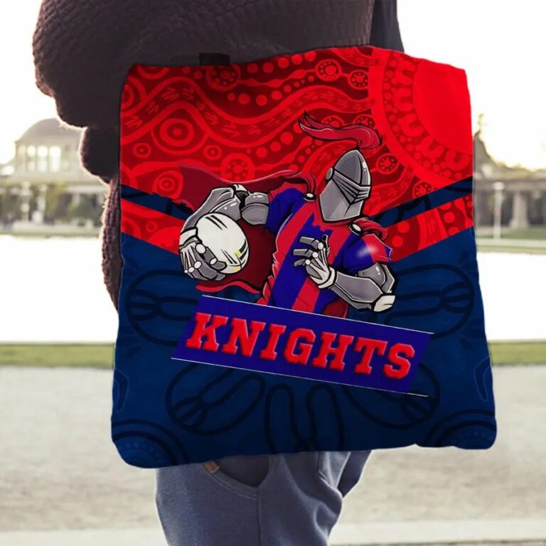 NRL Newcastle Knights Mascot Indigenous Tote Bag
