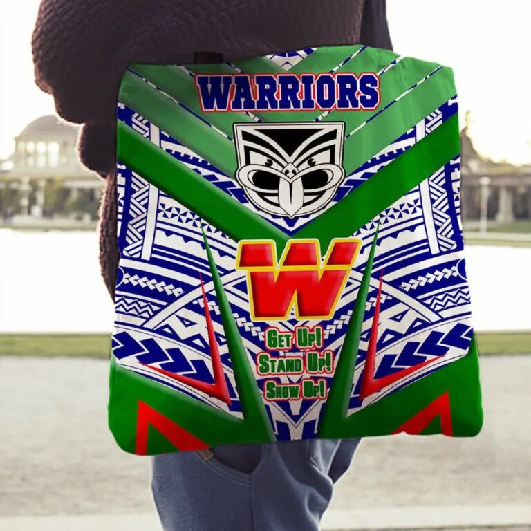 NRL New Zealand Warriors Naidoc Sporty Style Tote Bag