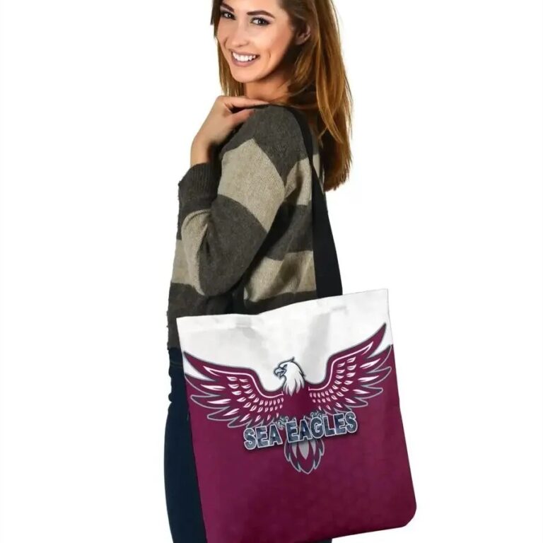 NRL Manly Warringah Sea Eagles Simple Indigenous Tote Bag