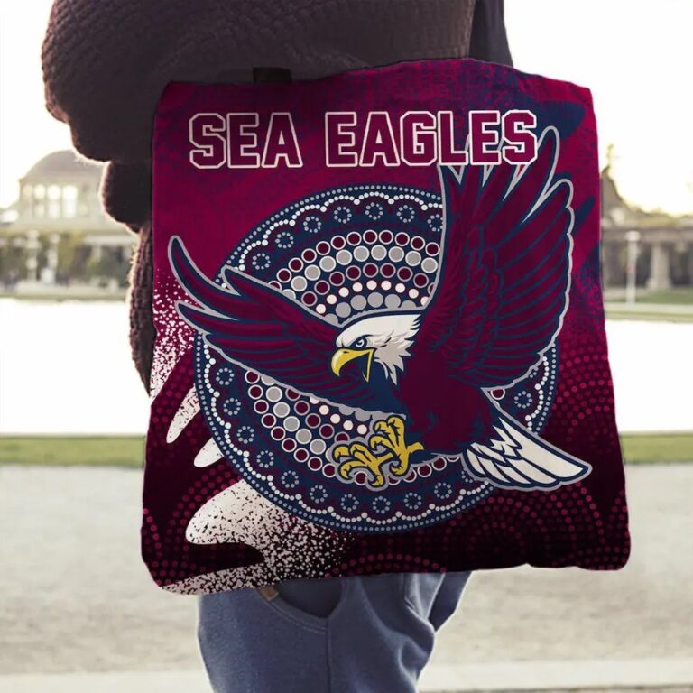 NRL Manly Warringah Sea Eagles Naidoc Week Tote Bag