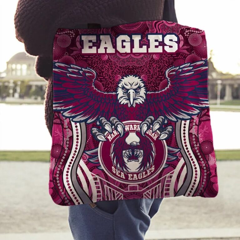 NRL Manly Warringah Sea Eagles Indigenous Mascot Tote Bag