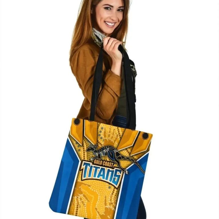 NRL Gold Coast Titans Aboriginal Armor Version Tote Bag