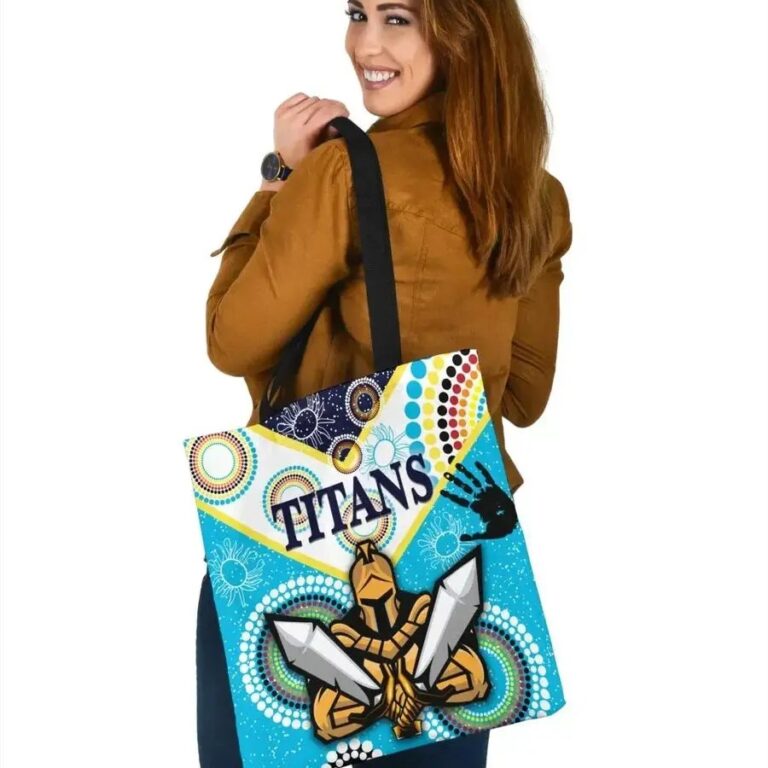 NRL Gold Coast Titans Unique Indigenous Tote Bag