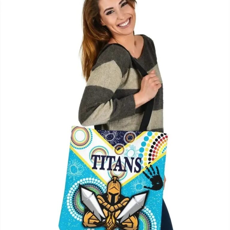 NRL Gold Coast Titans Unique Indigenous Tote Bag