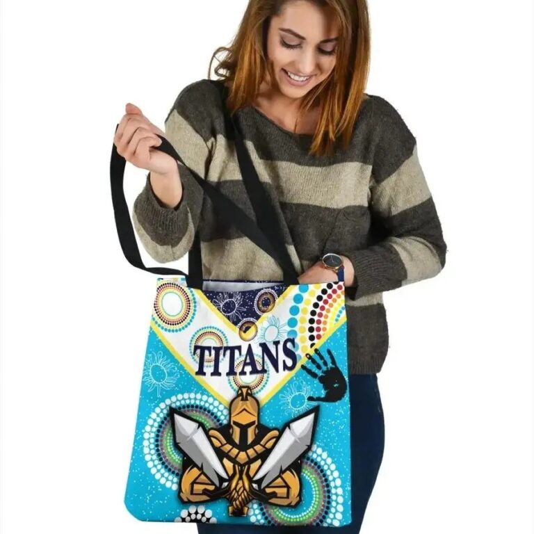 NRL Gold Coast Titans Unique Indigenous Tote Bag