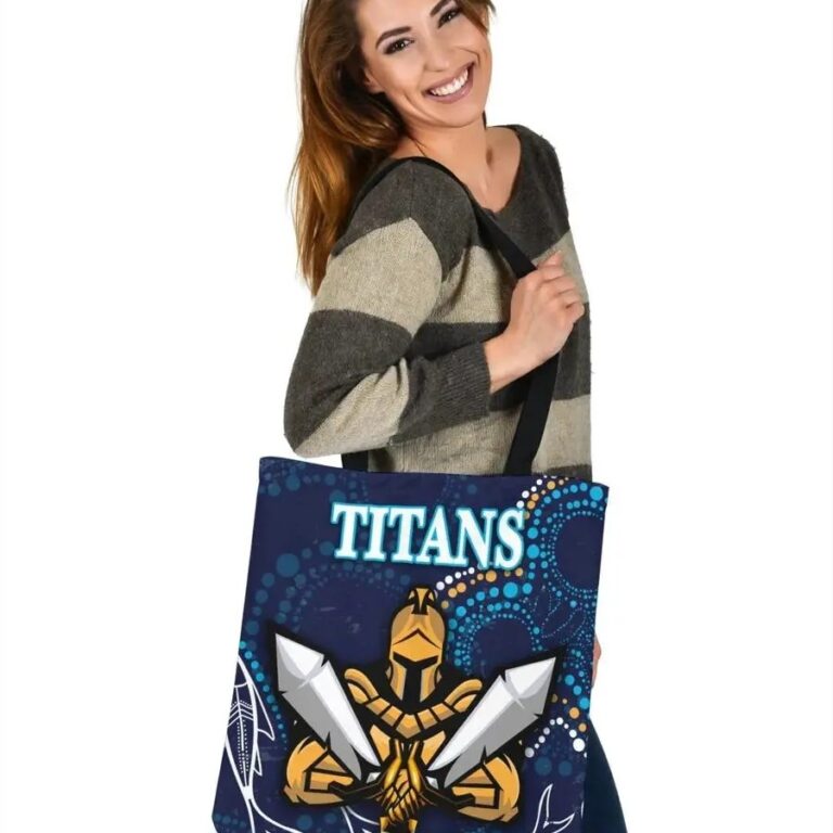 NRL Gold Coast Titans Gladiator Indigenous Tote Bag