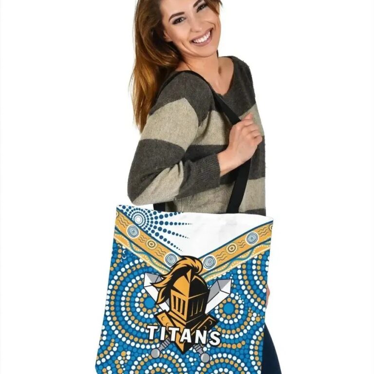 NRL Gold Coast Titans Knight Indigenous Tote Bag
