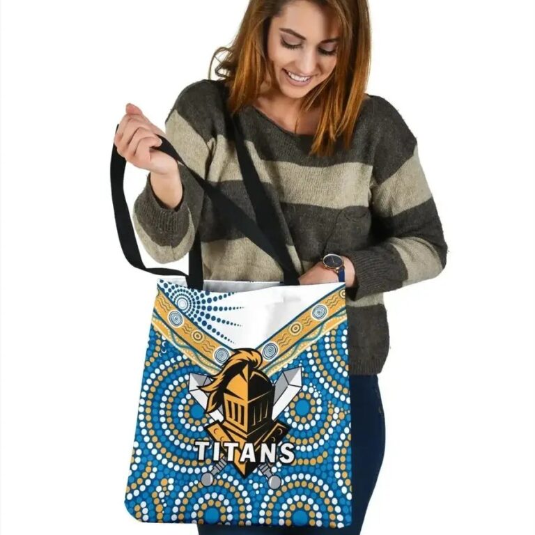 NRL Gold Coast Titans Knight Indigenous Tote Bag