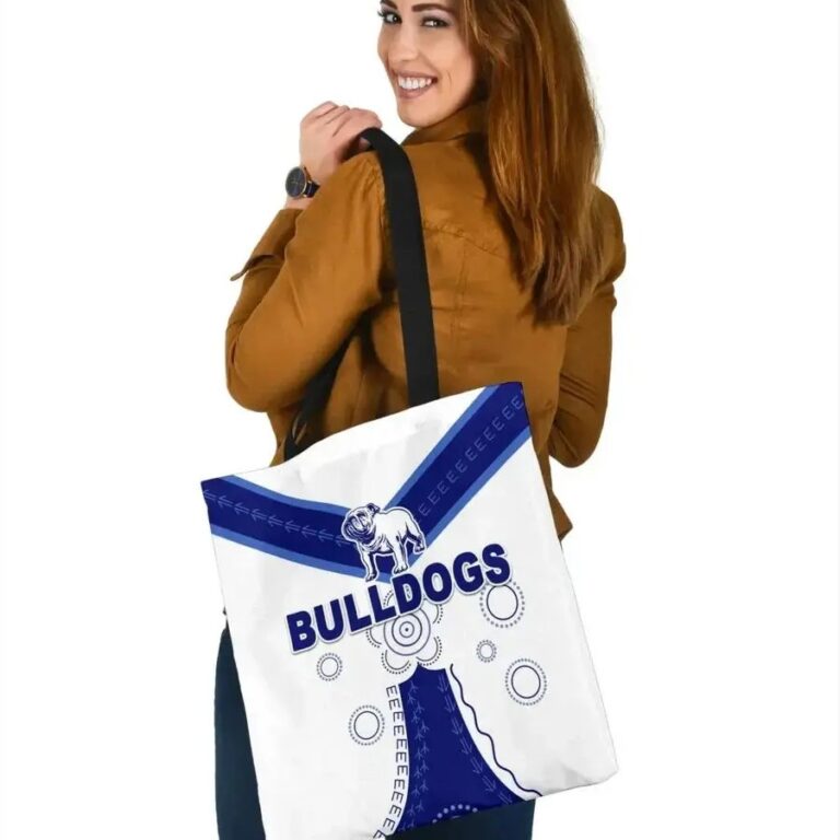 NRL Canterbury-Bankstown Bulldogs Simple Indigenous Tote Bag