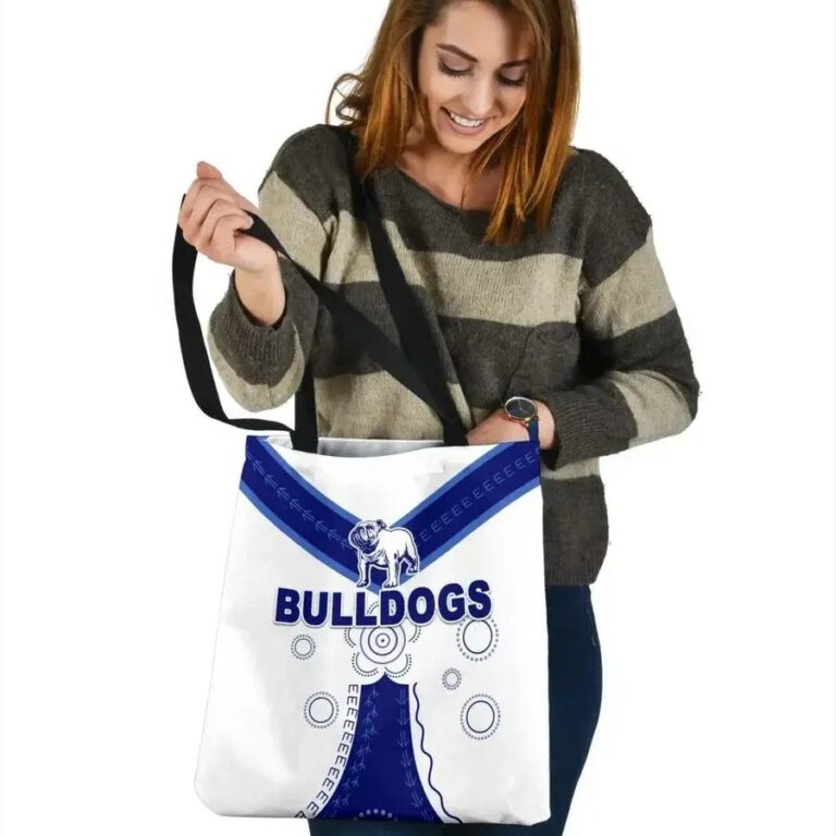 NRL Canterbury-Bankstown Bulldogs Simple Indigenous Tote Bag