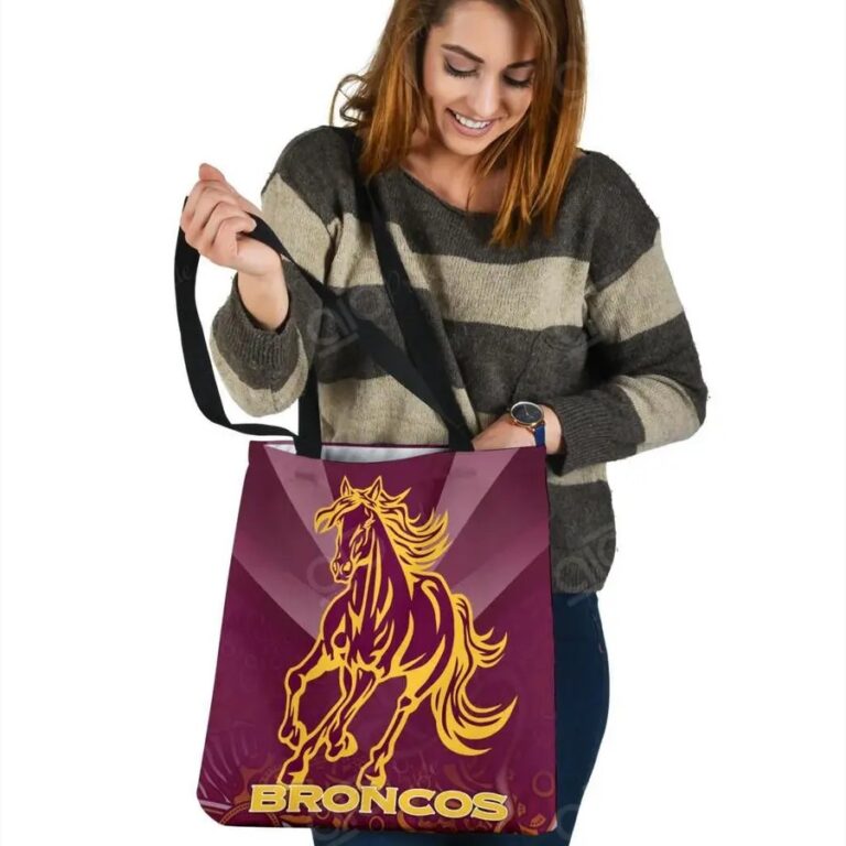 NRL Brisbane Broncos Indigenous Tote Bag