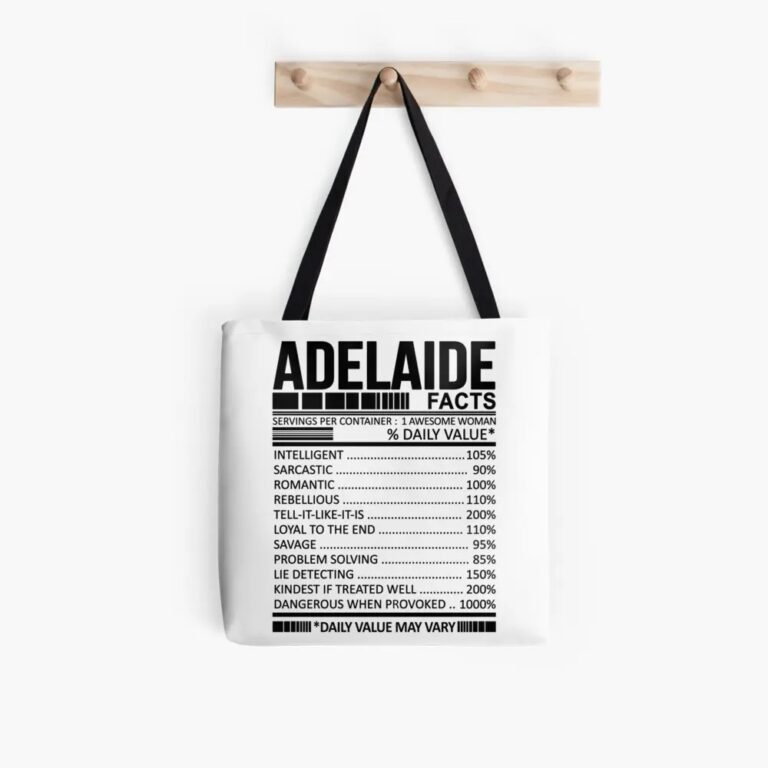 AFL Adelaide Crows White Nutrition Facts Tote Bag