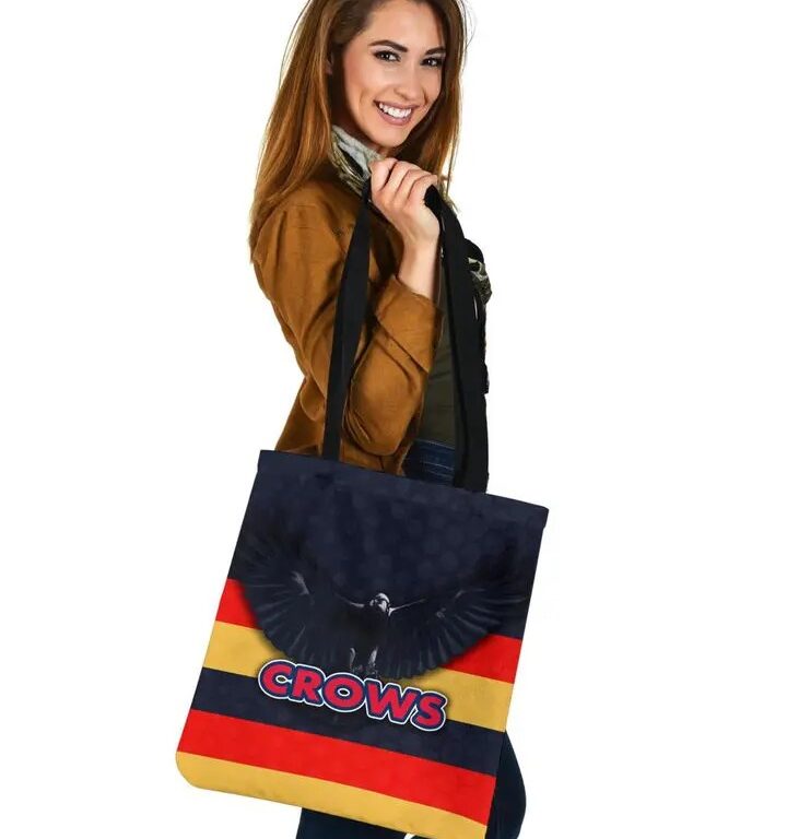 AFL Adelaide Crows Red Gold Tote Bag