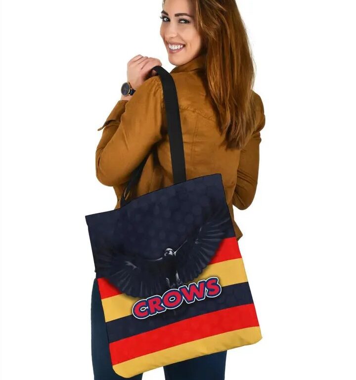 AFL Adelaide Crows Red Gold Tote Bag